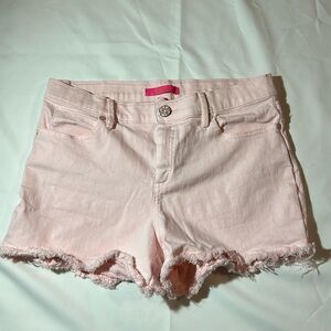 Lilly Pulitzer Women’s Light Pink 5Pocket W/Gold & Raw Hem Size 8-EUC